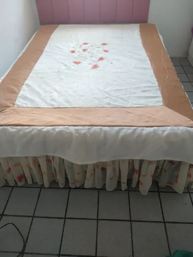 Colcha de casal acolchoada