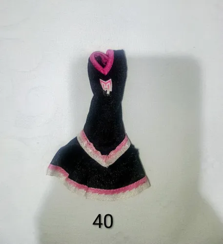 vestido líder de torcida Monster high