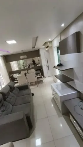 MUNDI RISORT, MOBILIADO, 3 QTOS, 106m2, VARANDA C/ CHURRASQUEIRA