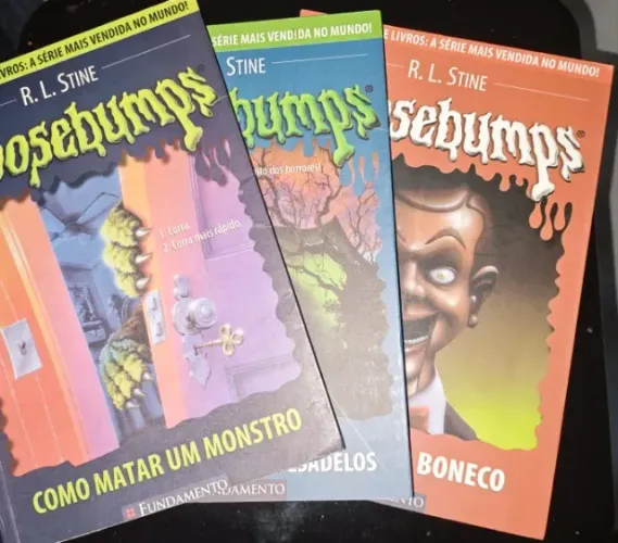 Coleção 3 livros da série Goosebumps