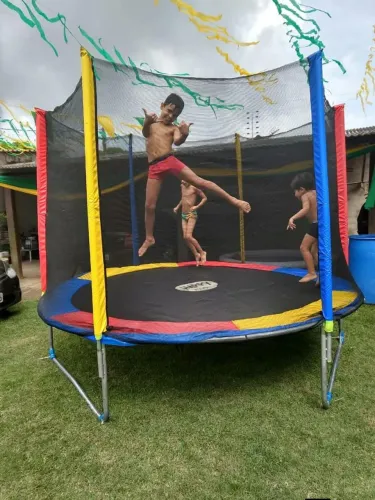 Cama elástica pula pula (venda)