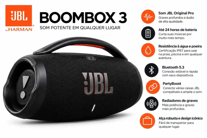 JBL BOOMBOX 3 - NOVA