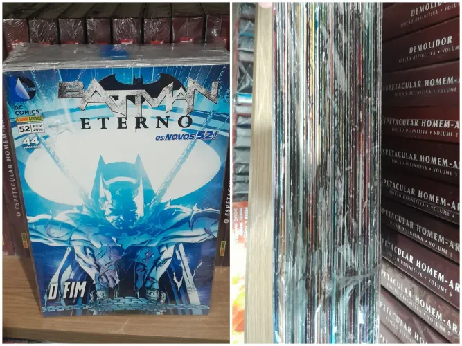 Coleção hq Completa Batman Eterno do 0 ao 52 Os Novos 52 DC Panini