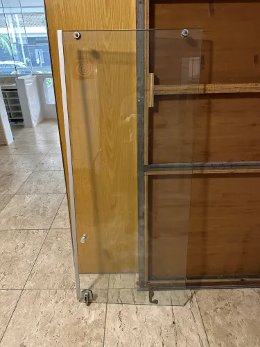 3 Janelas estreitas de vidro temperado 10mm