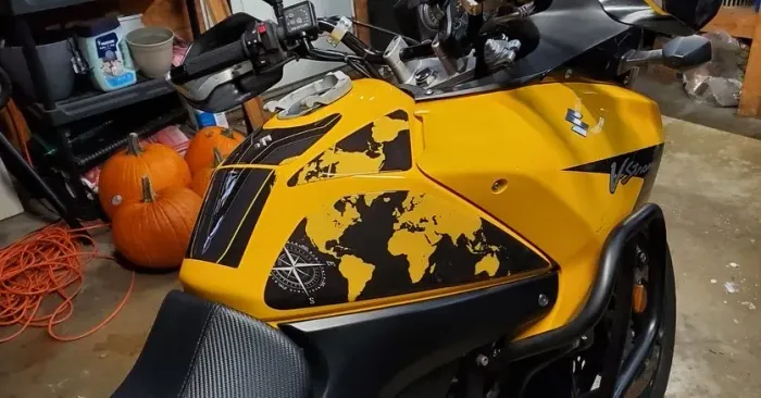 Adesivos protetores de tanque para VStrom