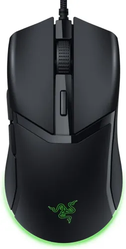 Mouse gamer Razer Cobra, cabo Speedflex, preto | Iluminação Chroma RGB com brilho inferior