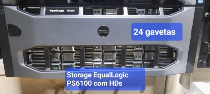 Armazenador Dell Storage EqualLogic PS6100
