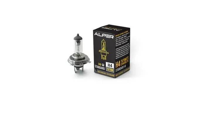 Lâmpada Farol H4 24v 70w Halógena Original Unidade Alper