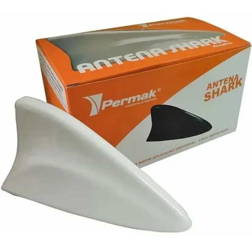 Antena Decorativa Tubarão Shark Várias Cores - Permak