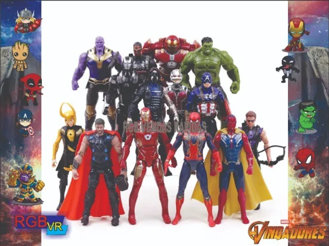 Bonecos Vingadores / Marvel I (Venda Por Unidade)