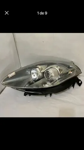 Farol bravo Lado esquerdo Cromado 
