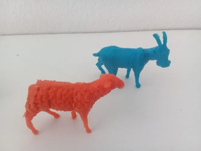Fazendinha Gulliver Chaparral Anos 80  Bode E Ovelha