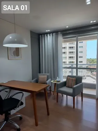 Consultório / Sala mobiliada no Ed. Horizonte jardins