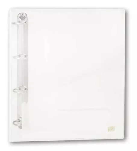 Fichário Com 4 Argolas A4 Yes - Cor Cristal!!