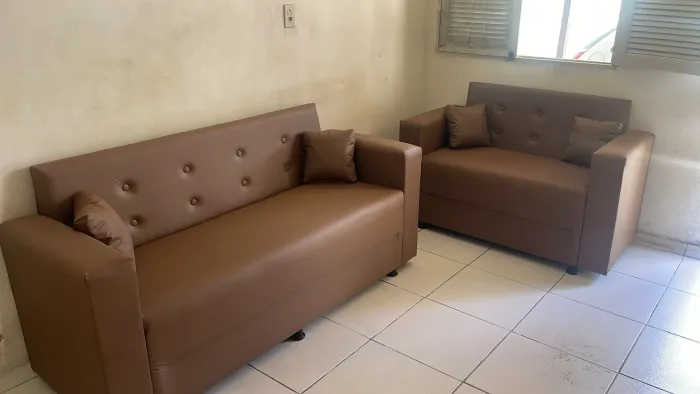 Sofá Dois e três lugares em Corinode várias cores a sua escolha direto da fábrica