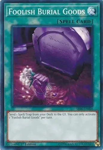 Yugioh!!! Foolish Burial Goods Sr06-pt026 Common - Lair Of D