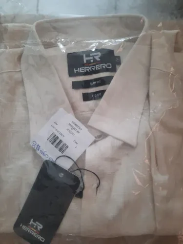 Camisa Herrero Nova costura fina num-2 fio 60