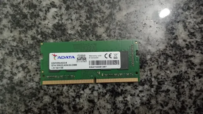 Memória Ram DDR4 Adata Notebook 4GB