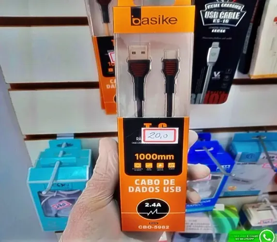 Cabo tipo C Para Xiaomi, Motorola, Samsung e LG