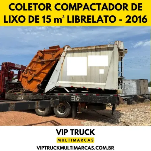 Coletor Compactador de Lixo de 15 m³ Marca Librelato