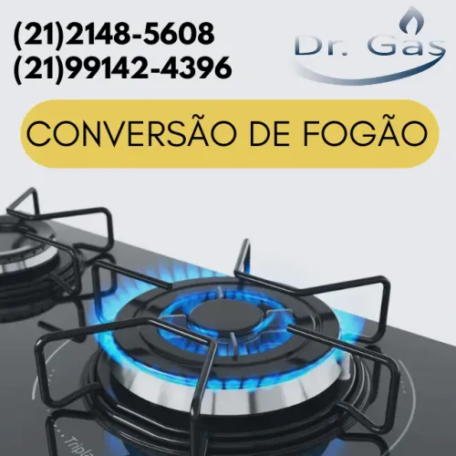 Conversão de fogão para gás de rua