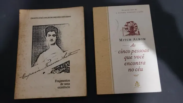 Livros (2) Eufrasia Teixeira e Cinco pessoas que vc encontra no céu