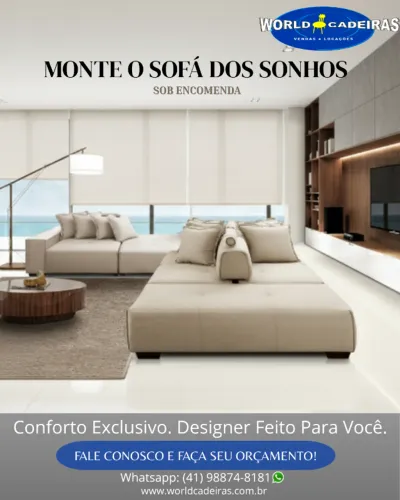 Sofá Modulado Sob Encomenda 