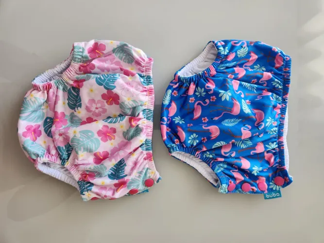 Fraldas de piscina reutilizáveis Buba - tamanho 24 meses