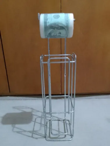 Porta Papel Higiênico de Metal