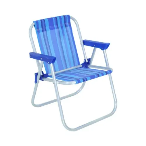 Cadeiras de Praia Infantil Alta Alumínio Mor ( AZUL )
