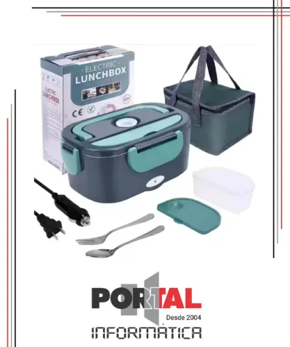 MARMITA ELETRICA 12V / 127V 1,5L 40W LUNCHBOX CORES