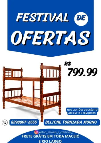 Beliche Torniada Mogno em Oferta