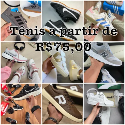 Tenis a partir de R$75,00