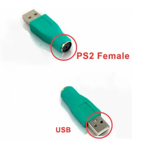 Conector Adaptador PS2 X Usb Macho Le-5520 It-Blue