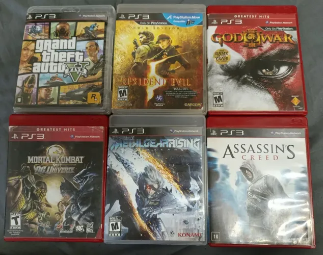 Lote jogos PS3 Original (6 Jogos)