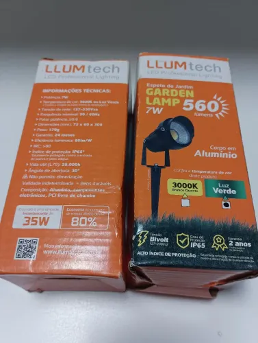 Espeto luminária jardim 