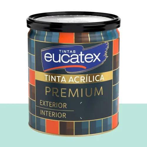 Tinta Acrílica Acetinada Eucatex Verde-lunar 800 ml