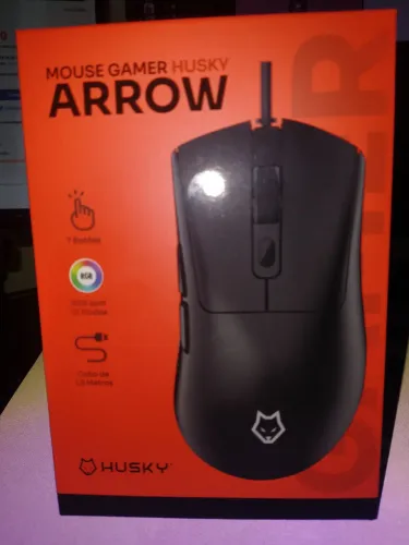 Mouse Husky Arrow novo lacrado, presente da Magazine Luiza