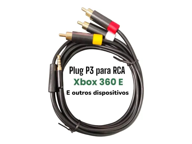 Cabo auxiliar P3 Para Rca Tv Receptor Av oferta