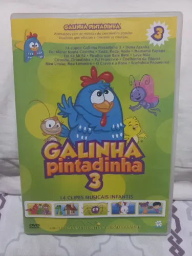 Dvd galinha pintadinha vol. 3 