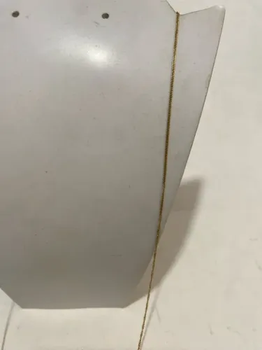 Cordao de ouro 18k Grumet italiano maciço