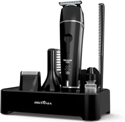 Máquina de Cortar Barba e Cabelo Britânia BAP23 11 em 1 À Prova D'Água Bivolt