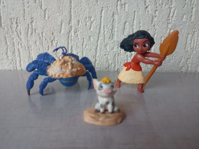 Bonecos Coleção Moana Disney/McDonald's 