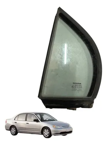 Vidro Fixo Porta Traseira Esquerda Honda Civic 2000 2001 Lx