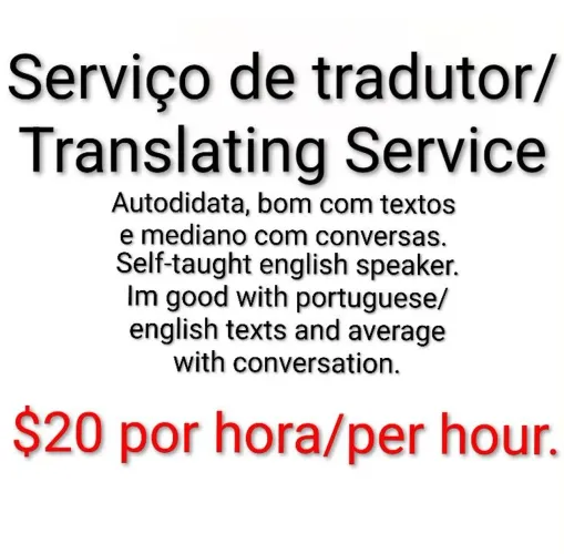 Translator service/Serviço de tradução.