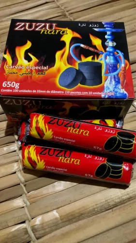 Carvão para defumação 