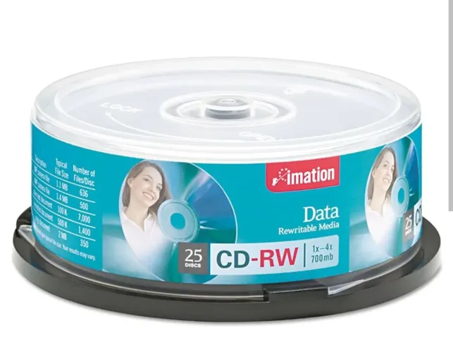 CD Regravável Imation Pack 35 Mídias