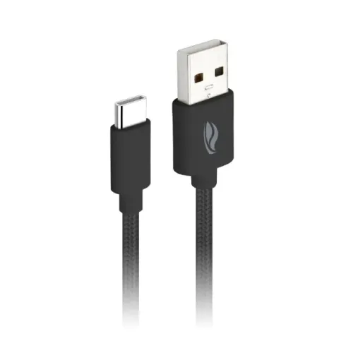 Cabo Cel C3Tech USB-C 2M 2A CB-C21BK - WZetta