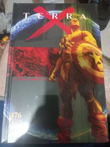 Terra X a saga Completa hq comics Alex Ross Panini books capa dura lacrado