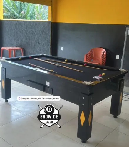 Sinuca De Bar Premium Preta